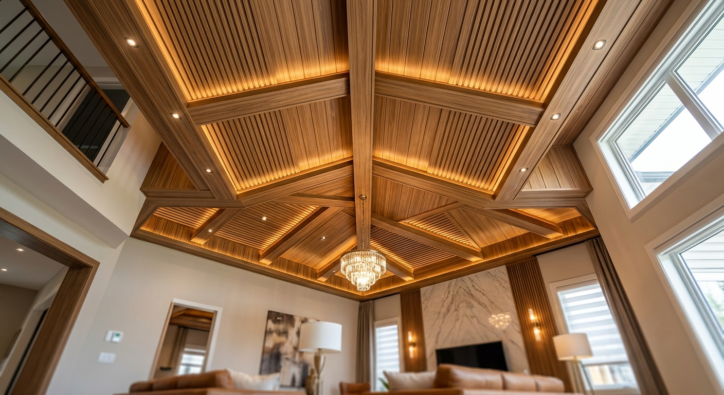 Look Up! How WPC Ceiling Boards Redefine Interior Elegance